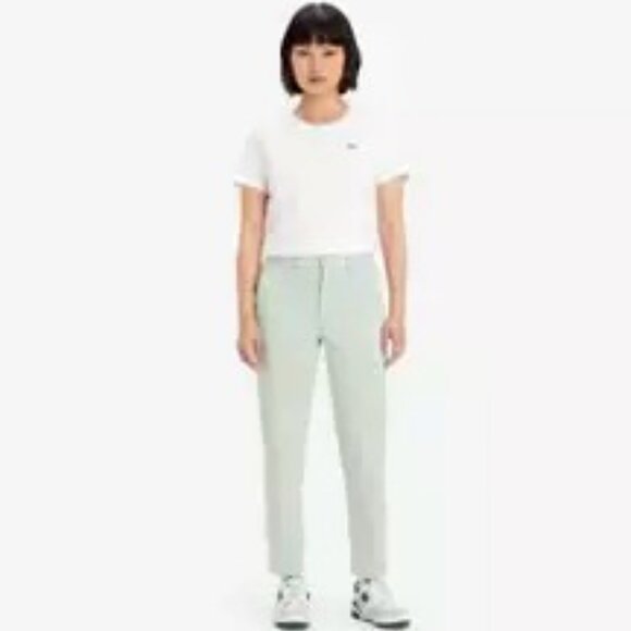 Levi's Pants - Levi's Women's Essential Chino Ankle Pants Mid Rise in Sea Foam Green NWT